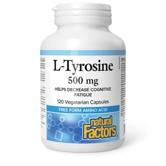 L-酪氨酸 500mg | 120粒植物胶囊 | 特价商品 | VitaShop