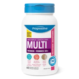 Progressive Nutritionals Multi Vitamins & Minerals for Women 50+ 60 Capsules | Unbeatable Prices, Daily Deals | VITASHOP