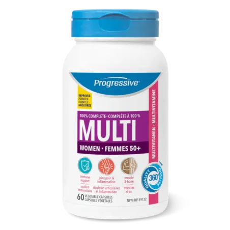 Progressive Nutritionals Multi Vitamins & Minerals for Women 50+ 60 Capsules | Unbeatable Prices, Daily Deals | VITASHOP