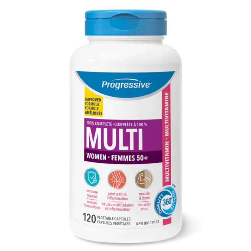 Multi Vitamins & Minerals for Women 50+ 120 Capsules | Safest & Easiest Shopping Vitamins Online | VITASHOP