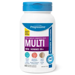 Progressive Nutritionals 프로그레시브 뉴트리션스 남성용 멀티 비타민 & 미네랄 50+ 60캡슐 | 매일 업데이트되는 특가 상품 | VITASHOP