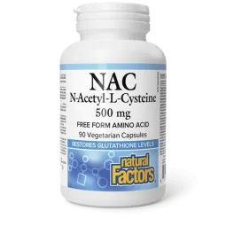 N-Acétyl-L-Cystéine 500 mg, 90 Capsules Végétariennes | Safest & Easiest Shopping Vitamins Online | VITASHOP