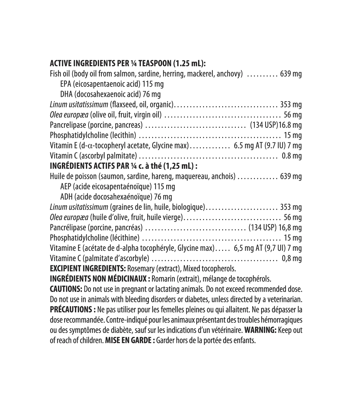 BiologicVET BioFATS Omega 3-6-9 Fatty Acid 355 mL | Unbeatable Prices, Daily Deals | VITASHOP