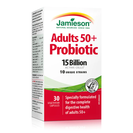 Jamieson Probiotic Complex for Adults 50+30 Capsules | Unbeatable Prices, Daily Deals | VITASHOP