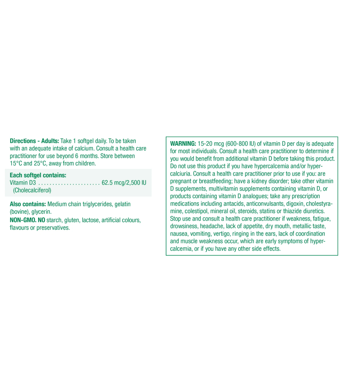 Jamieson Vitamin D3 Ex Strength 2,500 IU Gel 135 Softgels | Unbeatable Prices, Daily Deals | VITASHOP