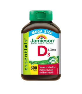 Jamieson Vitamin D 1,000 IU - 超大容量 600 片 | 无敌价格，每日特惠 | VITASHOP