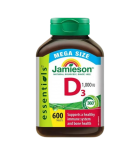 Jamieson Vitamin D3 1,000 IU - MEGA SIZE 600 Tablet | Unbeatable Prices, Daily Deals | VITASHOP