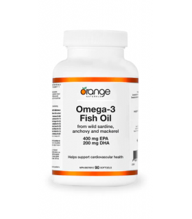 Orange Naturals Omega-3 Fish Oil 400 200 mg 90 Softgels | Unbeatable Prices, Daily Deals | VITASHOP