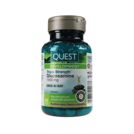 QUEST 글루코사민 트리플 스트렝스 1500 mg 60정 | 비교 불가한 가격, 데일리 특가 | VITASHOP