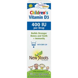 New Roots Children’s Vitamin D3 400 IU per Drop 30 ml | Unbeatable Prices, Daily Deals | VITASHOP