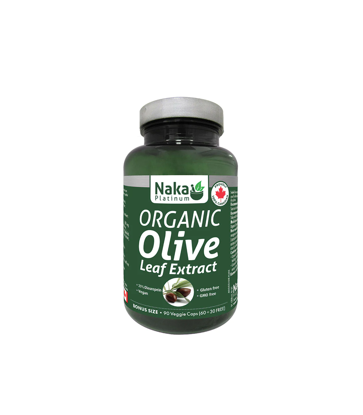 Naka Platinum Olive Leaf Extract Organic 90 Vegi Capsules | Unbeatable Prices, Daily Deals | VITASHOP