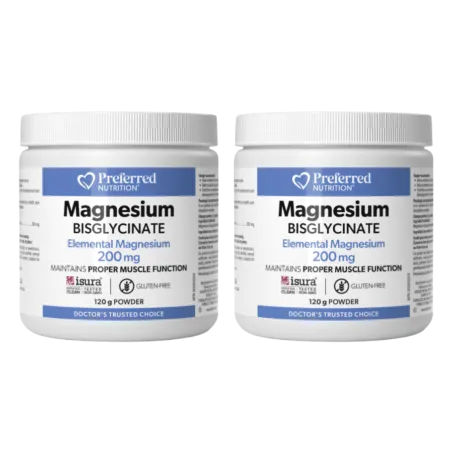 Preferred Nutrition 마그네슘 비스글리시네이트 파우더 200 mg, 120 g | 압도적인 가격, 데일리 특가 | VITASHOP