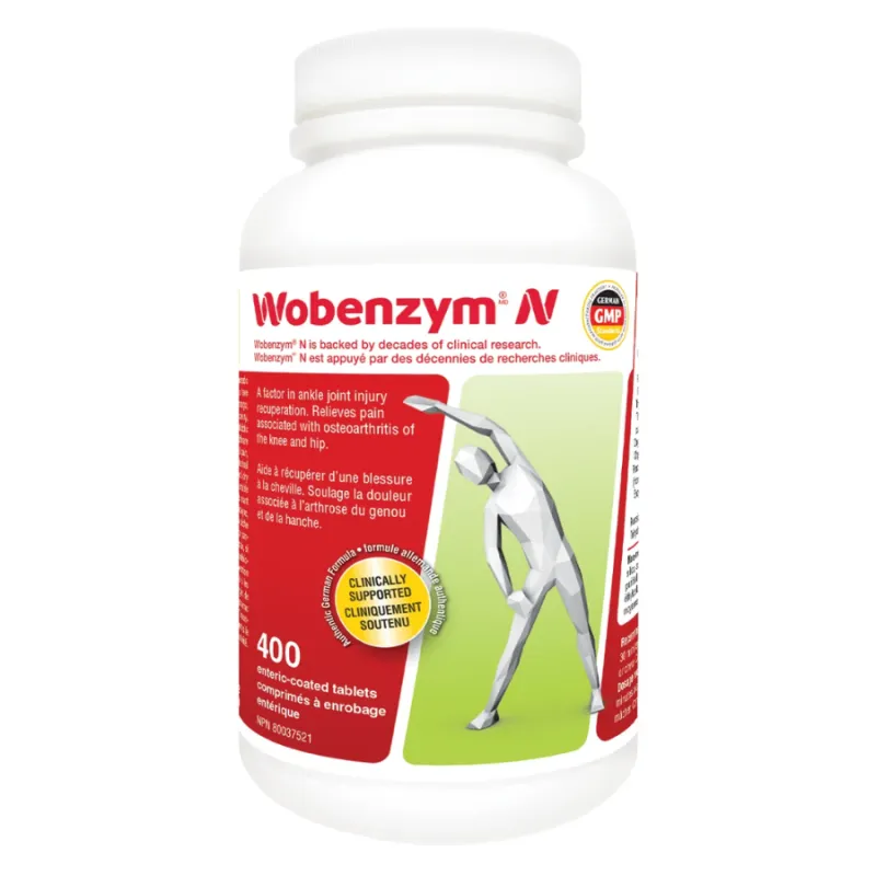 Wobenzym N 400 Tablets | Unbeatable Prices, Daily Deals | VITASHOP