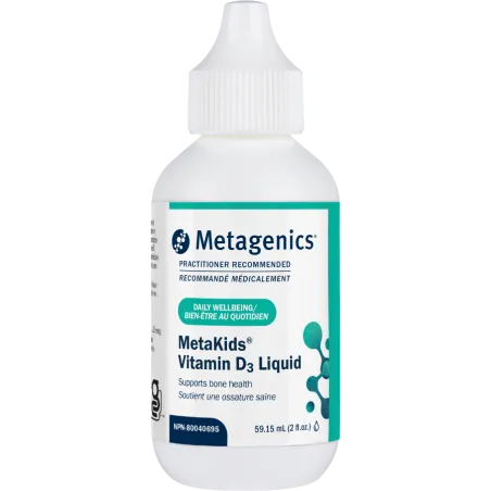 Metagenics MetaKids Vitamine D3 Liquide 59,15 mL | Prix imbattables, Offres quotidiennes | VITASHOP
