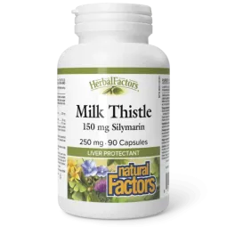 Natural Factors HerbalFactors Milk Thistle, 90 Capsules | 每天不同折扣, 全网最低价格 | 种类齐全的保健品店铺 VITASHOP, 只有你想不到, 没有你买不到 !