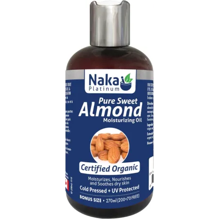 Naka Platinum Almond Moisturizing Oil 270 mL | Unbeatable Prices, Daily Deals | VITASHOP