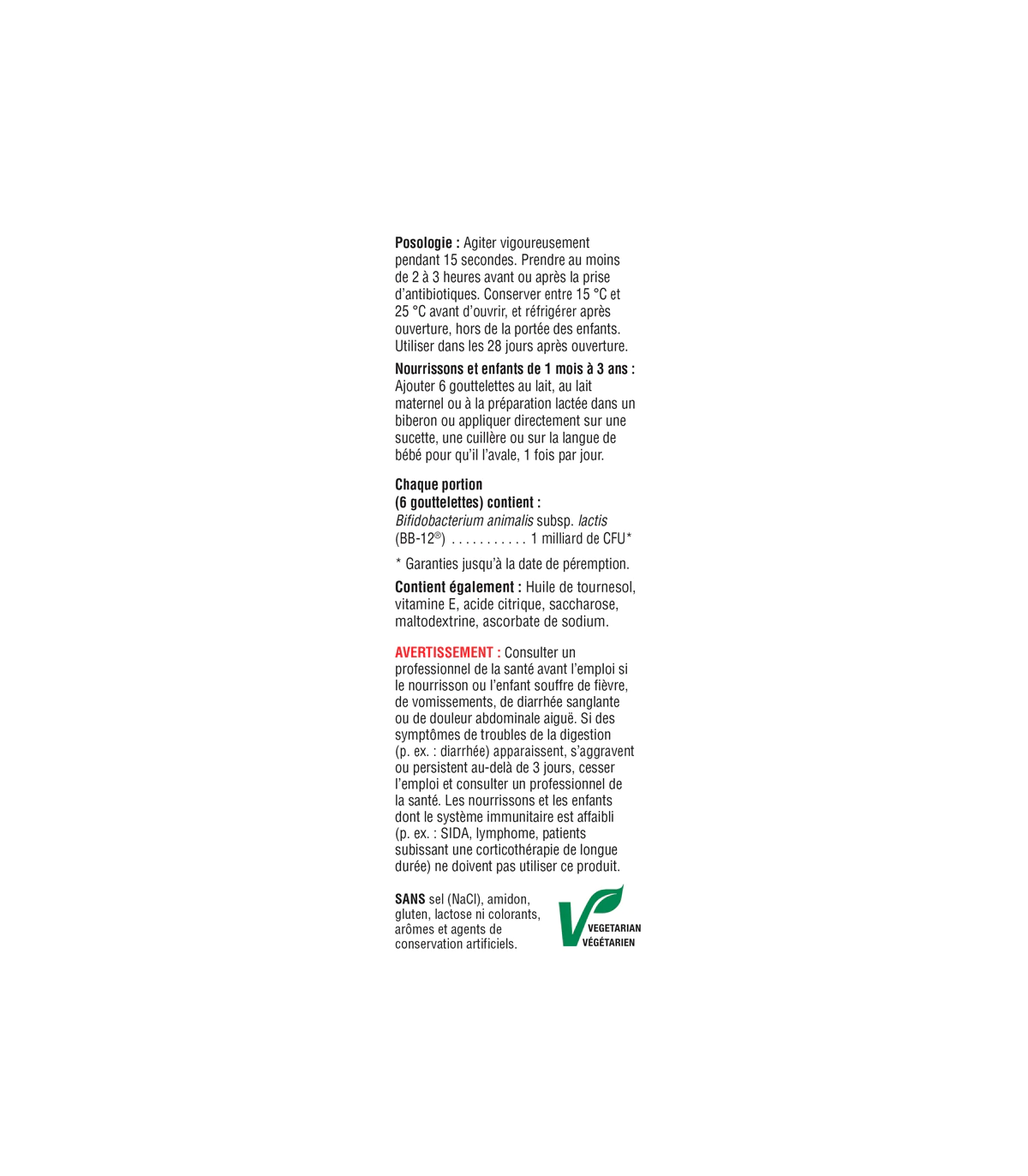 Probiotic Baby 1 Billion 8 ml | Safest & Easiest Shopping Vitamins Online | VITASHOP