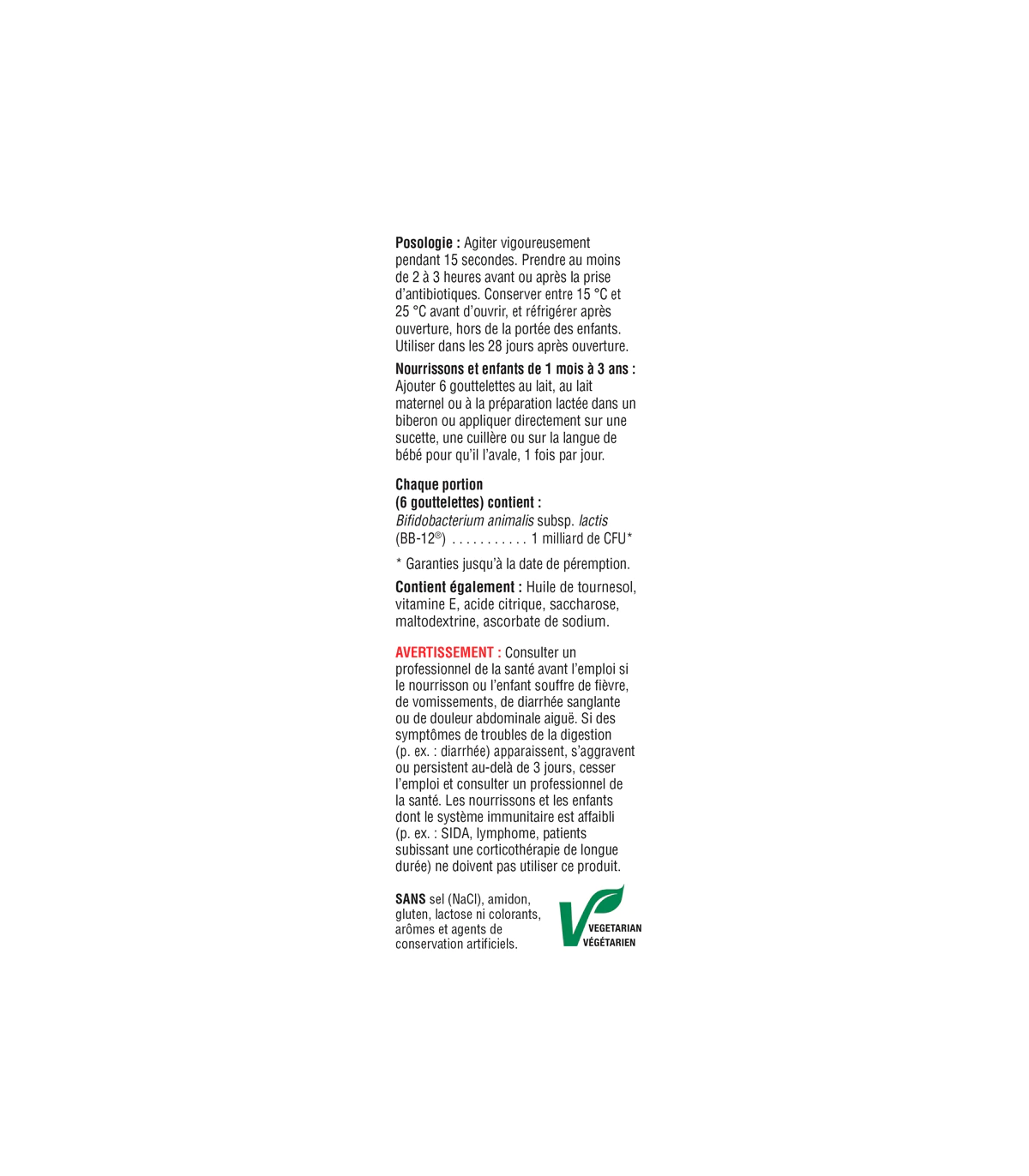 Probiotic Baby 1 Billion 8 ml | Safest & Easiest Shopping Vitamins Online | VITASHOP