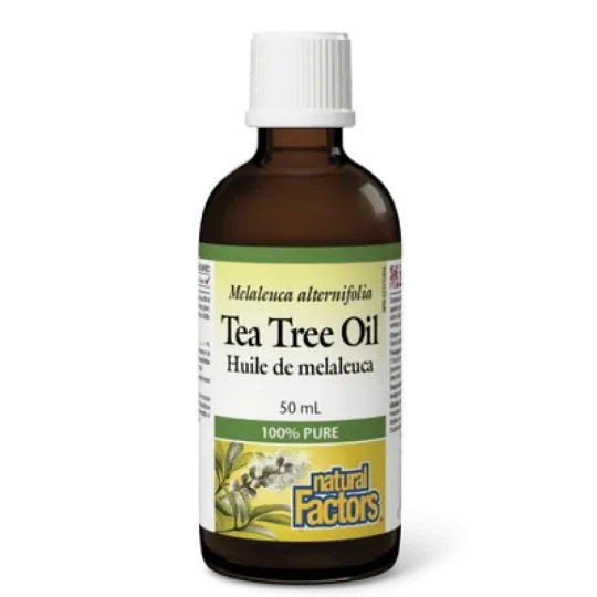 Natural Factors Tea Tree Oil, 50 mL | Unbeatable Prices, Daily Deals | VITASHOP