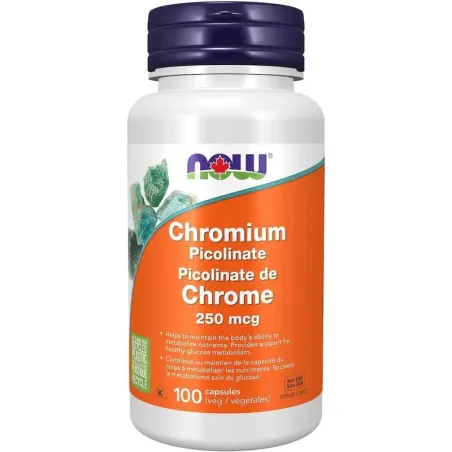 Picolinate de chrome 200 mcg, 250 Capsules | Safest & Easiest Shopping Vitamins Online | VITASHOP