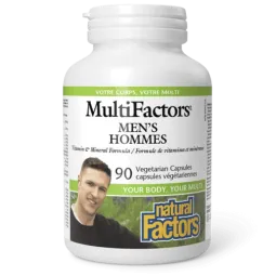 Natural Factors Men's MultiFactors, 90 Vegetarian Capsules | 每天不同折扣, 全网最低价格 | 种类齐全的保健品店铺 VITASHOP, 只有你想不到, 没有你买不到 !