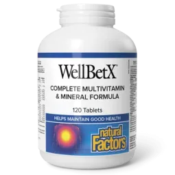 WellBetX Formule complète de multivitamines et minéraux pour diabétiques, 120 comprimés | Safest & Easiest Shopping Vitamins Onl