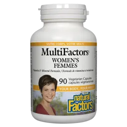 Natural Factors Women's MultiFactors, 90 Vegetarian Capsules | 每天不同折扣, 全网最低价格 | 种类齐全的保健品店铺 VITASHOP, 只有你想不到, 没有你买不到 !