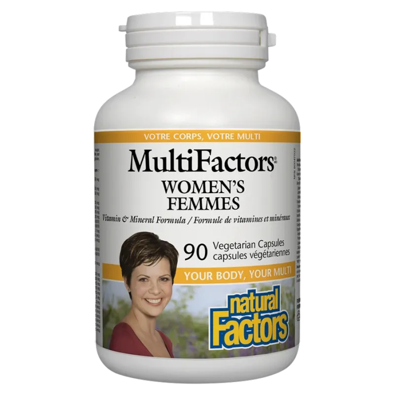 Women’s MultiFactors, 90 capsules végétariennes | Safest & Easiest Shopping Vitamins Online | VITASHOP