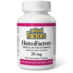 HemoFactors 20 mg, 60 comprimés à croquer | Safest & Easiest Shopping Vitamins Online | VITASHOP