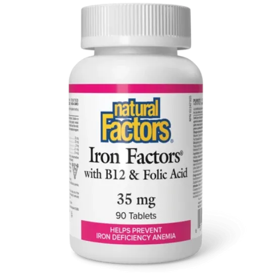 Natural Factors 내추럴 팩터스 철분 인자 35mg, 90정 | 매일 업데이트되는 특가 상품 | VITASHOP