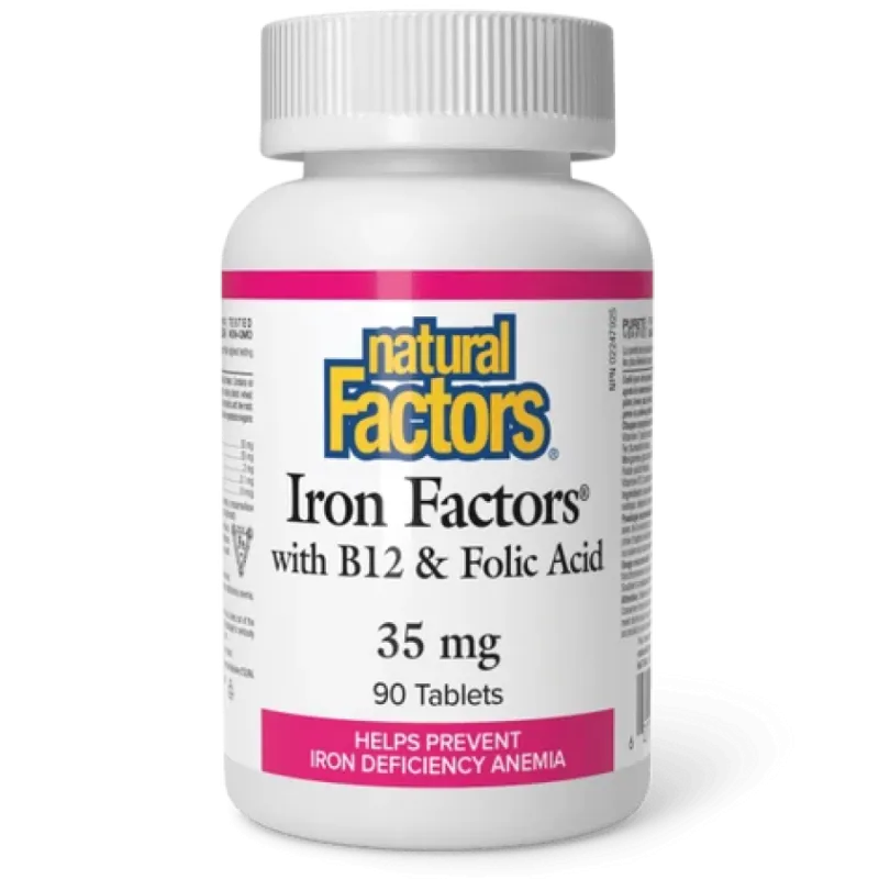 Facteurs de fer 35 mg, 90 comprimés | Safest & Easiest Shopping Vitamins Online | VITASHOP
