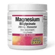 Natural Factors Magnesium Bisglycinate Pure 200 mg 120 g | Unbeatable Prices, Daily Deals | VITASHOP