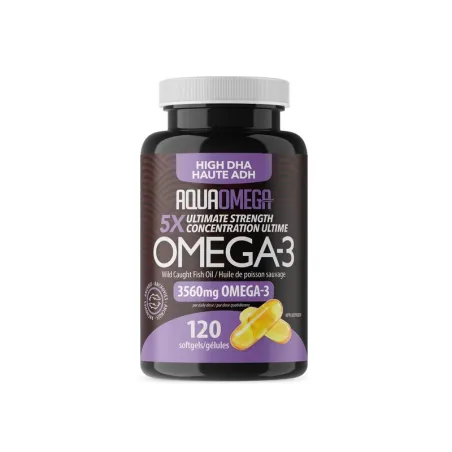 AQUAOMEGA AquaOmega 1:5 High DHA 120 Softgels | Unbeatable Prices, Daily Deals | VITASHOP