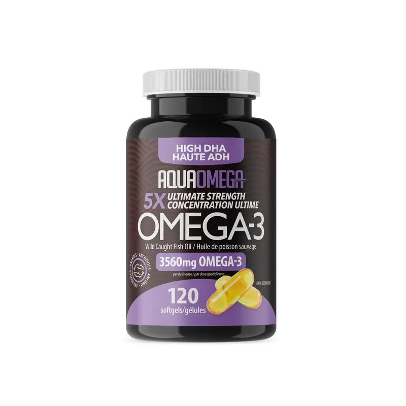AQUAOMEGA AquaOmega 1:5 High DHA 120 Softgels | Unbeatable Prices, Daily Deals | VITASHOP