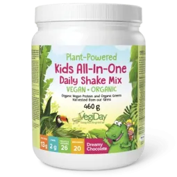 Natural Factors Kids All-In-One Daily Shake Mix Dreamy Chocolate 460 g | Unbeatable Prices, Daily Deals | VITASHOP