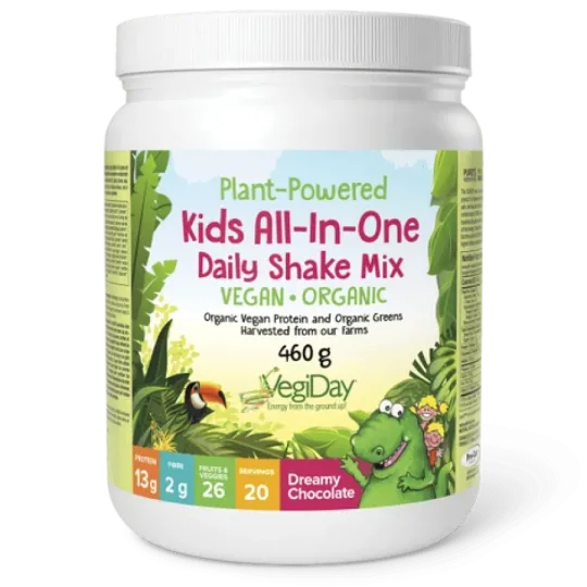 Natural Factors Kids All-In-One Daily Shake Mix Dreamy Chocolate 460 g | 每天不同折扣, 全网最低价格 | 种类齐全的保健品店铺 VITASHOP, 只有你想不到, 没有你买不到 !