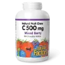 Natural Factors C 500 mg 100% Natural Fruit Chew, Blueberry, Raspberry, and Boysenberry 180 Chewable Tablets | 每天不同折扣, 全网最低价格 |