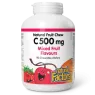 C 500 mg 100% Natural Fruit Chew, Four Mixed Fruit Flavours 90 Chewable Tablets | Safest & Easiest Shopping Vitamins Online | VI