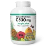 Natural Factors 내추럴 팩터스 C 500 mg 100% 천연 과일 츄, 정글 주스 90 츄어블 정제 | 매일 업데이트되는 특가 상품 | VITASHOP