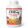 C 500 mg 100% Natural Fruit Chew, Peach, Passionfruit, and Mango 90 Chewable Tablets | Safest & Easiest Shopping Vitamins Online