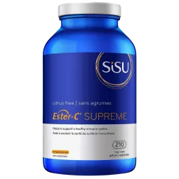 SISU 시수 Ester-C Supreme, 210 식물성 캡슐 | 매일 업데이트되는 특가 상품 | VITASHOP
