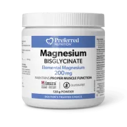 Preferred Nutrition 마그네슘 비스글리시네이트 파우더 200 mg, 120 g | 압도적인 가격, 데일리 특가 | VITASHOP