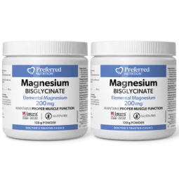 Preferred Nutrition Magnesium Bisglycinate Powder 200 mg, 120 g | Unbeatable Prices, Daily Deals | VITASHOP