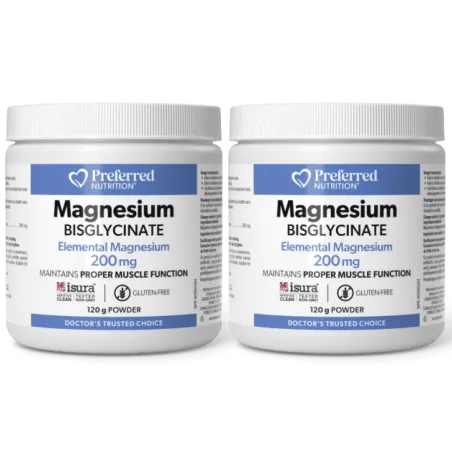 Preferred Nutrition 마그네슘 비스글리시네이트 파우더 200 mg, 120 g | 압도적인 가격, 데일리 특가 | VITASHOP