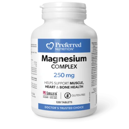 Preferred Nutrition Magnesium Complex 250 mg 120 Tablets | Unbeatable Prices, Daily Deals | VITASHOP