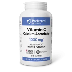 Preferred Nutrition 비타민 C 칼슘 아스코르베이트 240 캡슐 | 뛰어난 가격, 매일 제공되는 특가 | VITASHOP