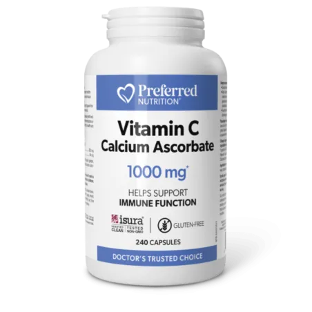 Preferred Nutrition Vitamine C Ascorbate de Calcium 240 Gélules | Prix imbattables, offres quotidiennes | VITASHOP