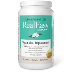 RealEasy avec substitut de repas végétalien PGX (anciennement SlimStyles), 830 g | Safest & Easiest Shopping Vitamins Online | V