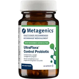 Metagenics UltraFlora Control Probiotique 30 Capsules | Prix imbattables, offres quotidiennes | VITASHOP