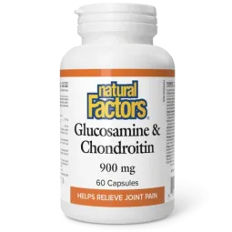 Natural Factors Glucosamine & Chondroitin 900 mg, 60 Capsules | Unbeatable Prices, Daily Deals | VITASHOP